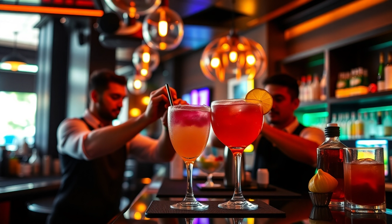 Learn to create fabulous cocktails in our cocktailkurs with expert guidance and fresh ingredients.