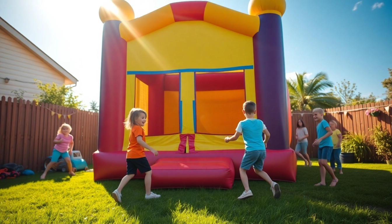 Enjoy a colorful bounce house rental near me for unforgettable birthday celebrations.