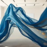 Visual Aesthetics highlighted in an abstract gallery design with vibrant textures and patterns.