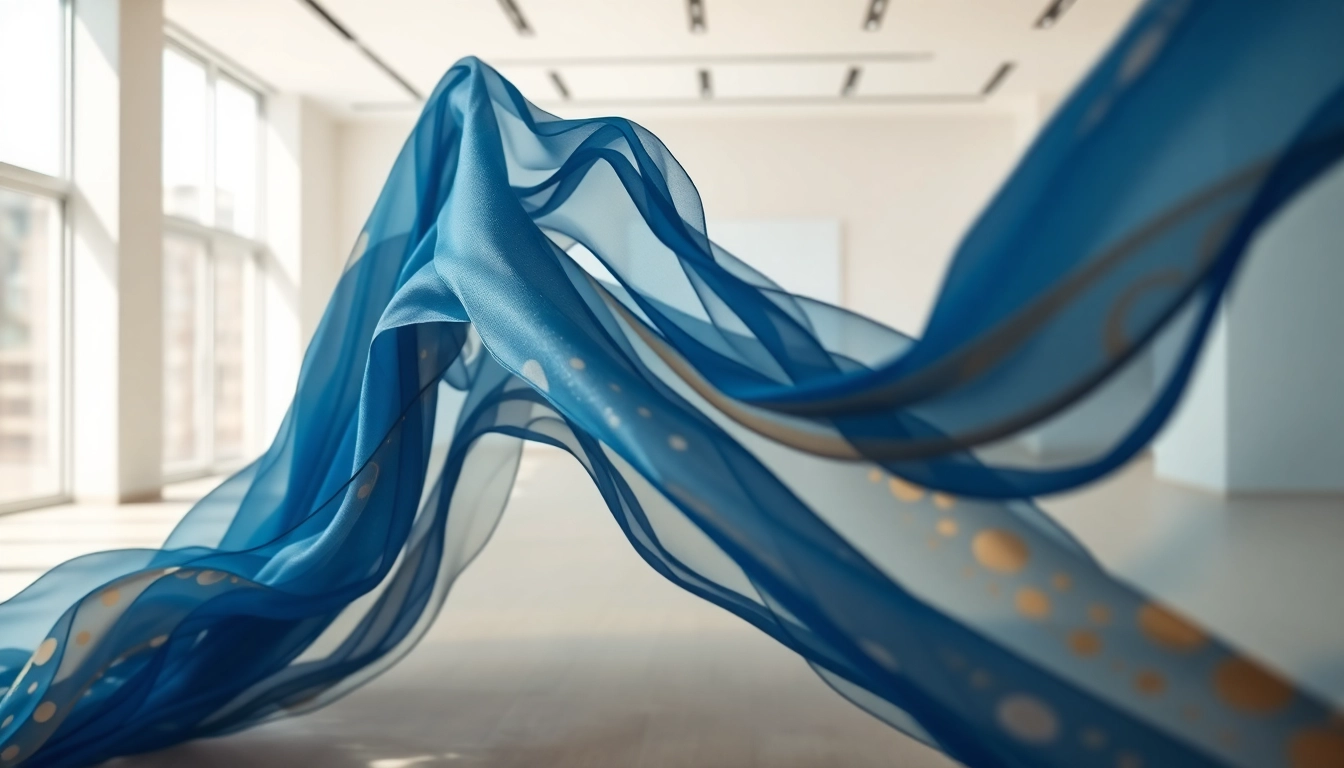 Visual Aesthetics highlighted in an abstract gallery design with vibrant textures and patterns.