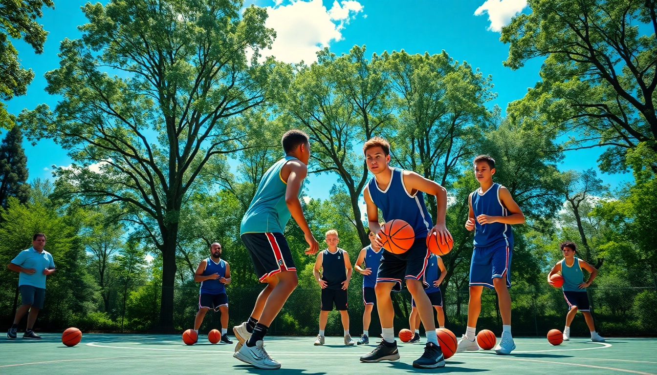 Training session at Takeover Basketball Academy showcasing youth players in high-energy drills.