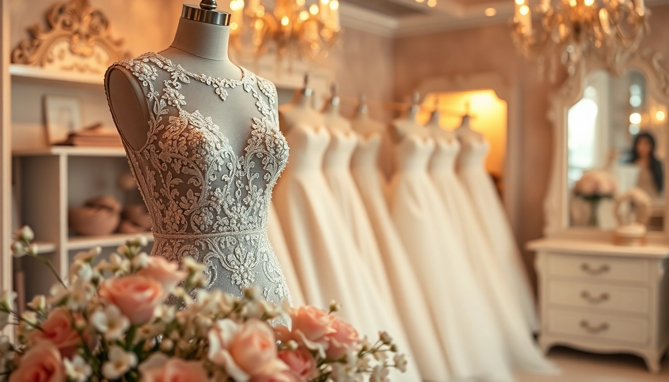 Shop stunning beaded wedding dresses featuring intricate designs and elegant details.