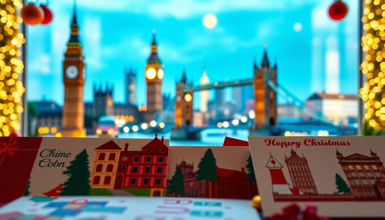 Browse and buy Xmas cards London featuring iconic designs and festive themes.