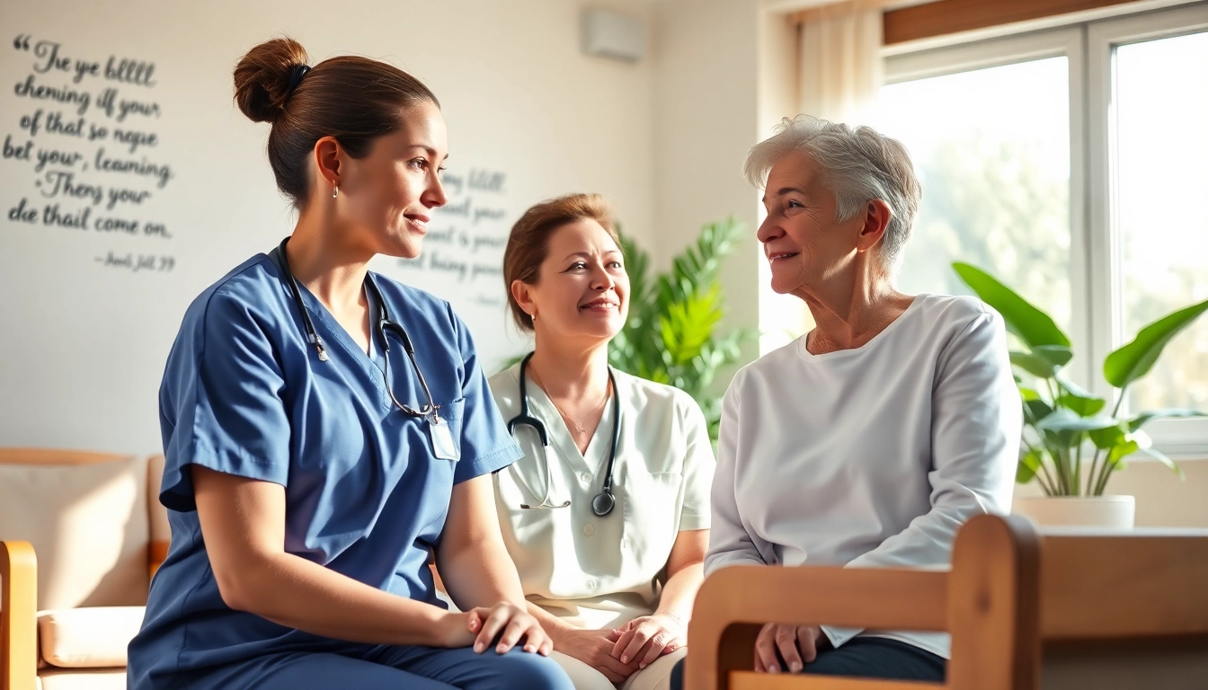 Nurses participating in the VDAP Program in Alabama in a supportive rehabilitation setting.