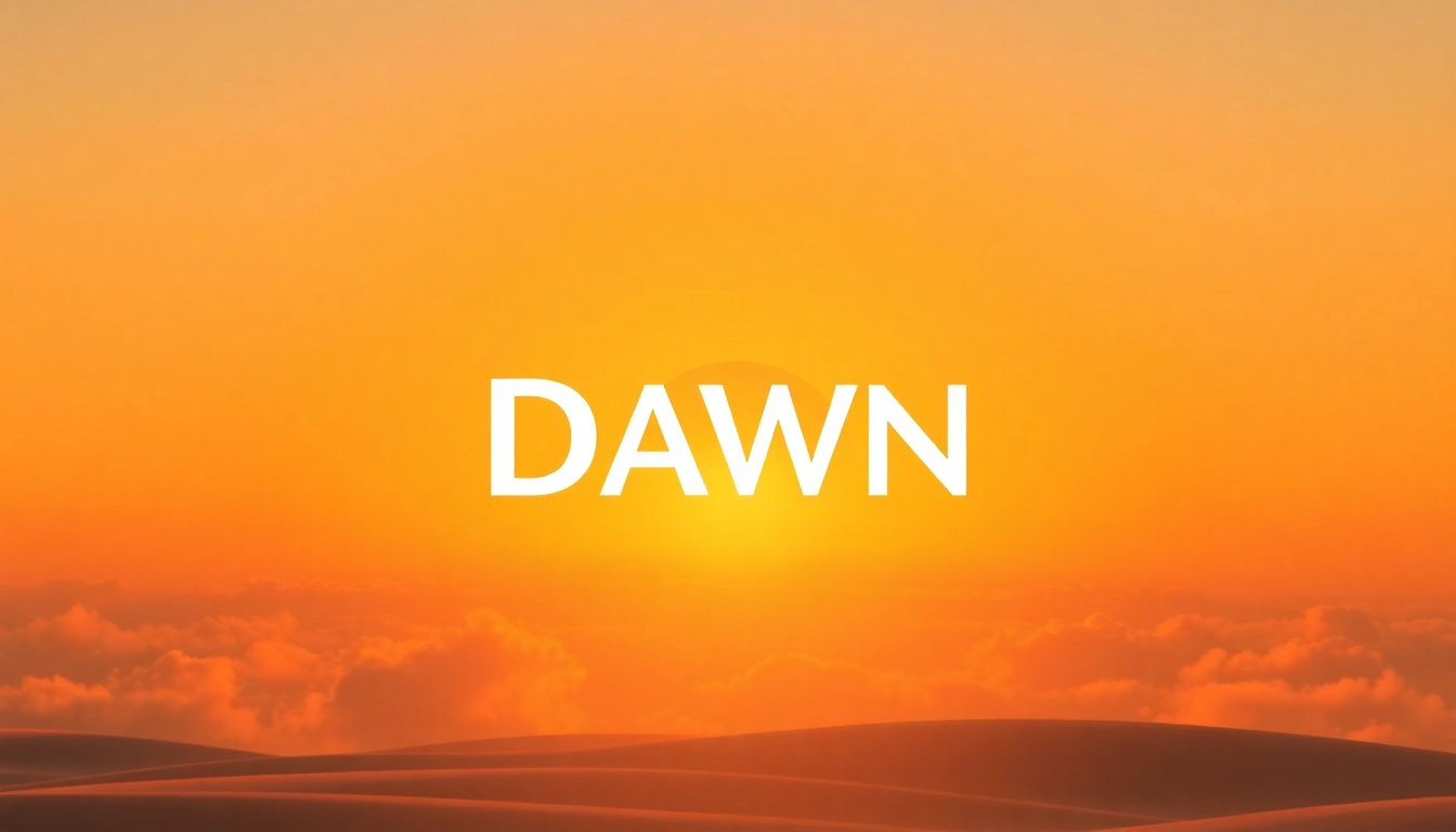 Create a stunning dawn logo that represents new beginnings with a vibrant sunrise and warm colors.