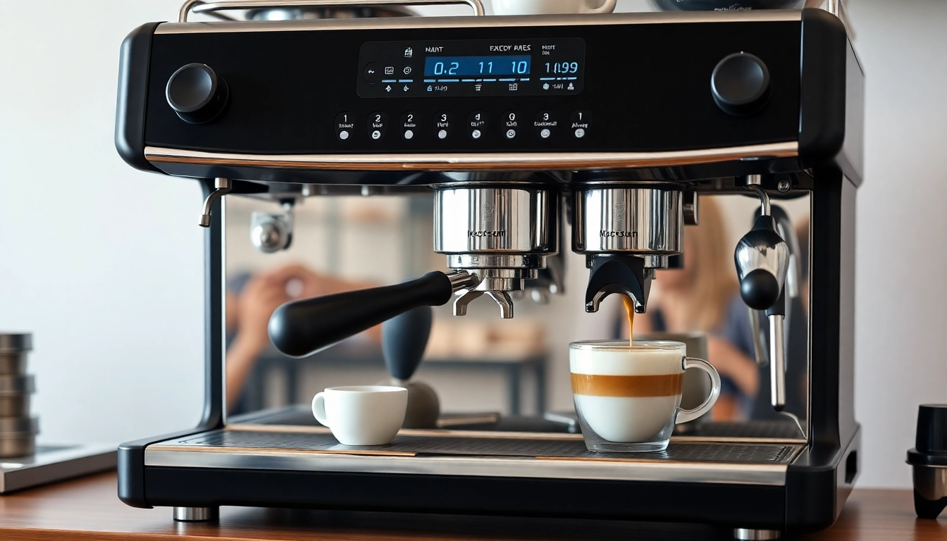Cimbali tamiri yapan teknisyen, espresso makinesi bakımını gerçekleştirirken detaylara özen gösteriyor.