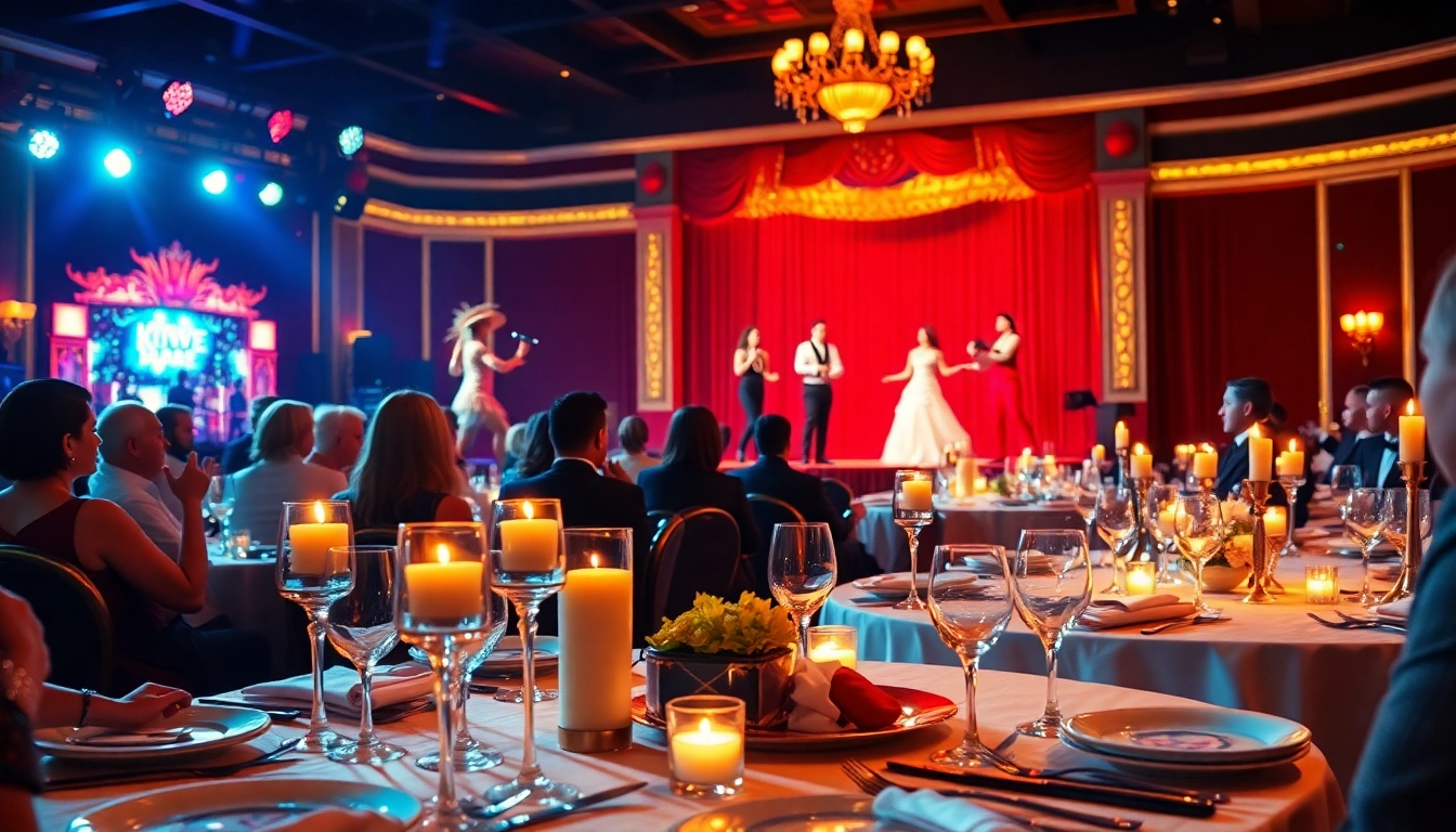 Experience a captivating dinner theater in las vegas with gourmet dining and live entertainment.