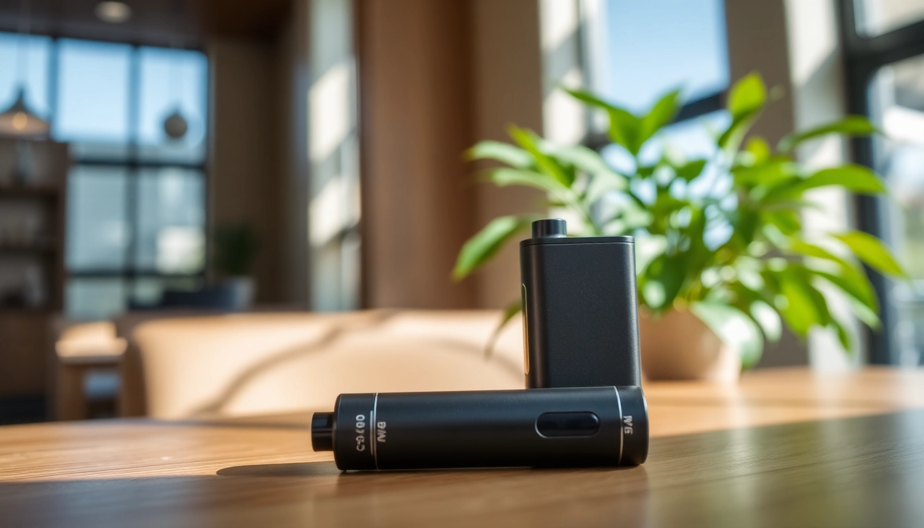 Showcase the 510 thread battery highlighting its sleek design and features.